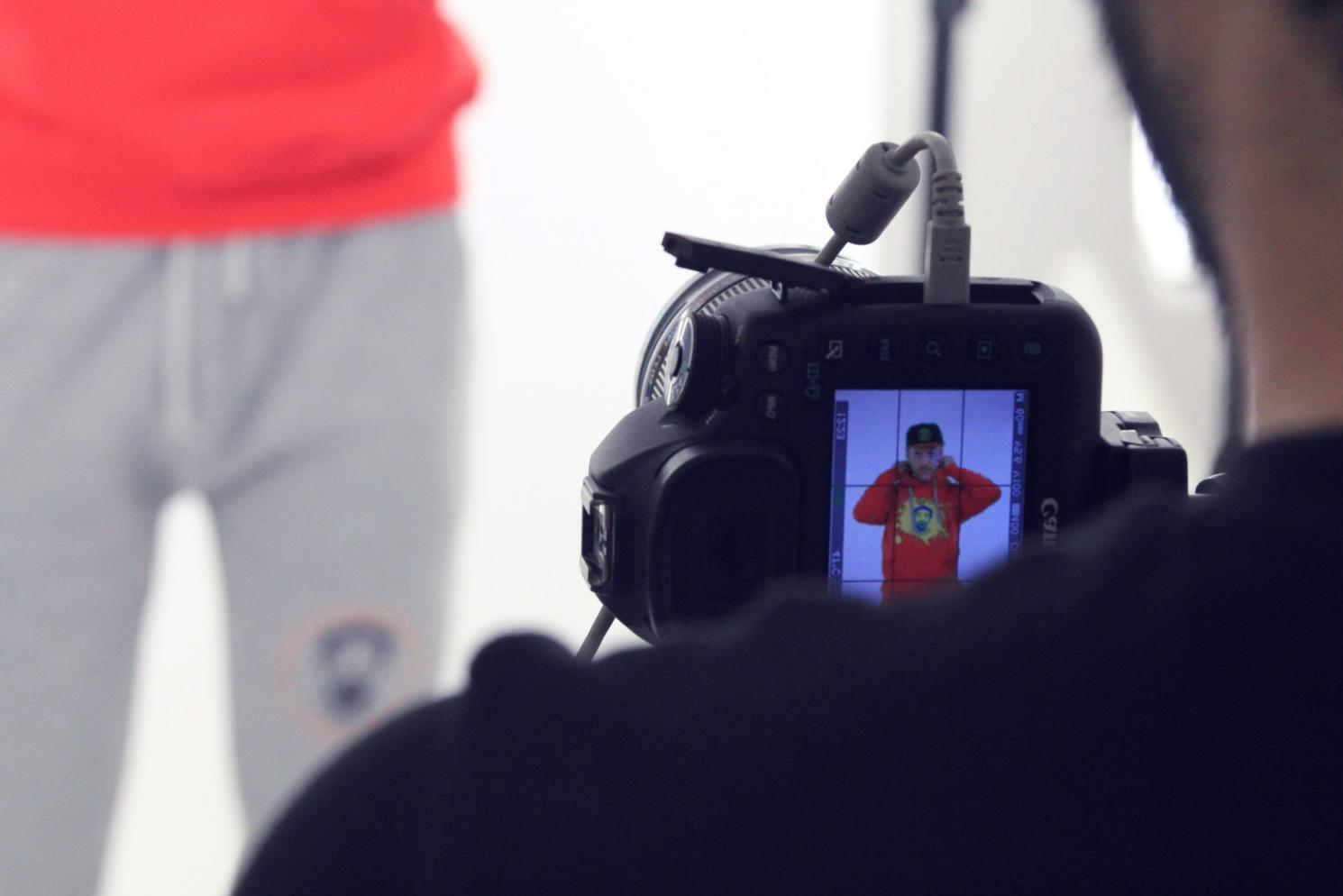 Detailansicht einer Editing-Timeline mit Farbkorrektur